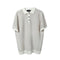 Textured short sleeve polo shirt
